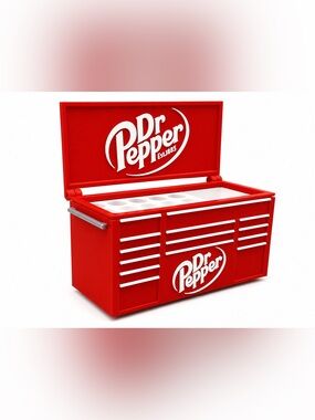 Dr Pepper Mini Toolbox Pen And Trinket Holder Desk Top Organizer